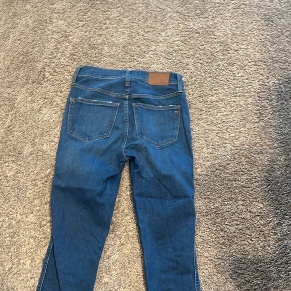 Madewell 10" High-Rise Skinny Jeans in Hanna Wash Size 25 - Picture 8 of 11